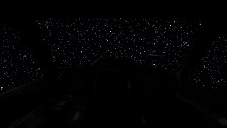 10 Hours  Relaxing Spaceship Sounds with Starry Views for Peaceful Sleep and Focus [upl. by Schreibman55]