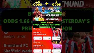 Boom 💥 Free 166 And 252 Banker Odds Yesterdays Soccer Predictions Won predictions [upl. by Ephrem]