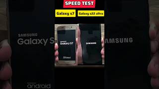 Galaxy S7 vs S22 Ultra Boot Speed Test 🚀  Shocking Winner Revealed  shorts s22ultra s7 [upl. by Ueih]