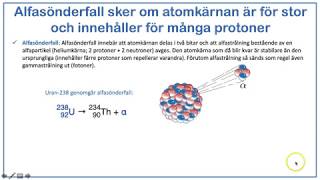 Radioaktiva isotoper och joniserande strålning [upl. by Suckram109]