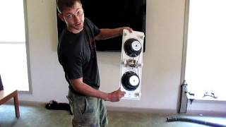 How To Install Flush Mount Wall Speakers 1  Home Theater Ken Eppinette Elite Renovations LLC [upl. by Harrietta]