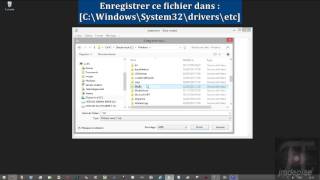 modifier le fichier hosts manuellement [upl. by Autum545]