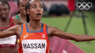 Sifan Hassan wins 5000m gold 🏃‍♀️  Tokyo2020 Highlights [upl. by Cooperman43]