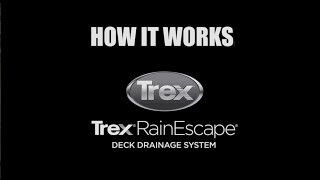 How Trex RainEscape works [upl. by Lizbeth978]