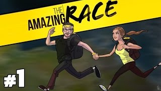 The Amazing Race Special Podcast with Burnie amp Ashley 1  Rooster Teeth [upl. by Niriam260]