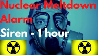 The Sound of a Nuclear Siren nuclear meltdown very loud alarm 🚨😱 sound  Warning 1 hour [upl. by Sells]