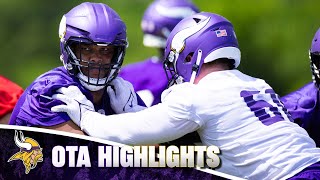 2024 OTA Practice No 4 Highlights  Minnesota Vikings [upl. by Eillat]