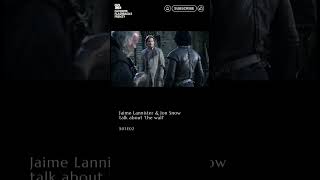 Jaime Lannister amp Jon Snow talk about the wall  FFF [upl. by Enayd]