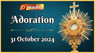 🔴 LIVE 31 October 2024 Adoration 1100 AM  Madha TV [upl. by Celine594]