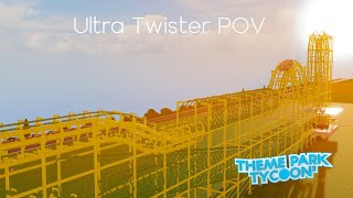 Ultra Twister POV  Theme Park Tycoon 2 [upl. by Atiuqehc250]