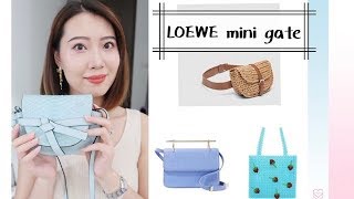 【Liz】Loewe Mini Gate Bag Review夏季包包测评 [upl. by Elleb]