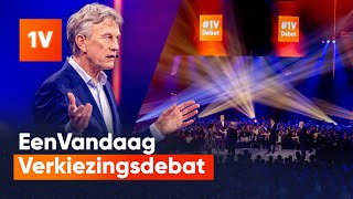 KIJK TERUG EenVandaag Verkiezingsdebat 2023  1VDebat [upl. by Airal915]