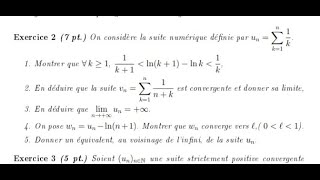 Analyse 1  Correction Exercice 1 Examen analyse 1 sur les suites smia ibn toafail [upl. by Nwahsan434]