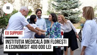 Panouri solare în spitalele din Moldova instituția medicală din Florești a economisit 400 000 lei [upl. by Luemas447]