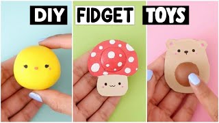 DIY POP IT Fidget Toys  Viral TikTok AntiStress Fidgets At Home [upl. by Nwahsav]