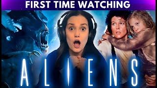 Is Aliens 1986  the GREATEST SEQUEL of all time  Movie Reaction  First Time Watching [upl. by Wall]