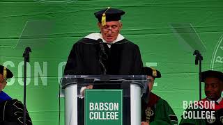 Arthur M Blank 63 H98 2024 Babson College Undergraduate Commencement Address [upl. by Fachini]