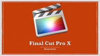 Final Cut Pro X BLOCCATO allavvio rotellina colorata che gira [upl. by Bathsheeb]