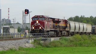 CPKC 760 meets 181 and 261 at Bettendorf IA September 5 2024 [upl. by Reuben]