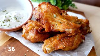 Chicken Wings in the Air Fryer  Alitas de pollo en la freidora de aire [upl. by Anirbaz237]