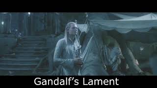 The Lord of the Rings  Lament for Gandalf song [upl. by Stelmach]