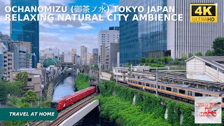 4k hdr japan travel  Walk in Ochanomizu 御茶ノ水 Tokyo japan  Relaxing Natural City ambience [upl. by Shadow595]