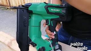 HIKOKI NT1850DBSL Brad nailer review [upl. by Lauzon147]