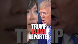 President Trump Embarrasses Reporter with THIS Brutal Response 😱🚨 shorts [upl. by Rolyat]