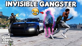 POLISI VS INVISIBLE GANGSTER  GTA 5 ROLEPLAY [upl. by Edelson]