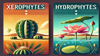 Xerophytes and hydrophytes How Plants Survive in Extreme Environments [upl. by Birdella95]