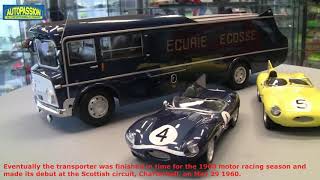 Commer TS3 Truck Team Transporter Ecurie Ecosse 1959 amp Jaguar Dtype Le Mans 1956 [upl. by Yenitsed]