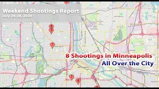 8 Shootings in Minneapolis 18 in Chicago 5 in Nashville amp Theyre all over the City [upl. by Naol131]