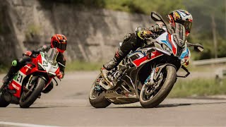 Ducati Panigale Bayliss vs BMW M1000RR [upl. by Suolekcin356]