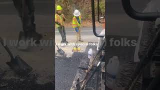 They convinced their boss it was a two man job 🎥 kingblacky423 asphaltwork construction [upl. by Legim]