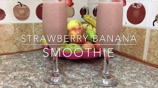 Perfect Strawberry Banana Smoothie  Where can i get a Healthy Smoothie by Divyas Curry House [upl. by Trebbor]