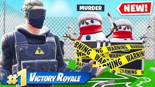 SNOWMAN MURDER MYSTERY in FORTNITE New Fortnite Creative [upl. by Demetris58]