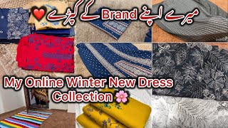 New Winter Dress Collection  Unstitched Dresses 🌸  My Online Clothes Business [upl. by Fang931]