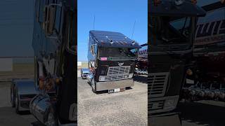 Nice international cabover at the Semi Casual Truck Show shorts cabover fypシ゚viral [upl. by Gilliam]