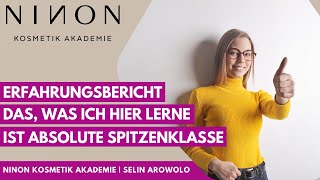 Erfahrungsbericht So läuft eine Kosmetikausbildung in der NINON Kosmetik Akademie ab [upl. by Oisacin]