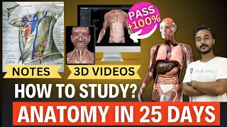 Pass 100 Guarantee best way to memorize anatomy in 30 days  how to study anatomy in 30 days [upl. by Hadeehsar]