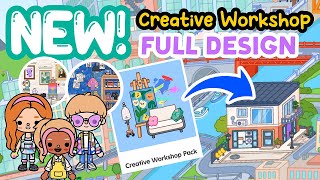 NEW UPDATE Creative Workshop Furniture Pack  NEAT Street Home TOCA BOCA House Ideas Toca Life World [upl. by Tracee]