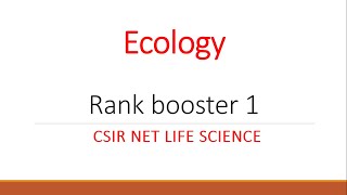 Population growth curve numerical  Csir net Rank booster 1 [upl. by Aicelef]