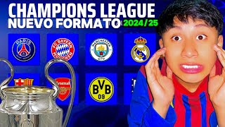 ASI SERA EL NUEVO FORMATO DE CHAMPIONES LEAGUE 2025 🤯 [upl. by Akerahs]