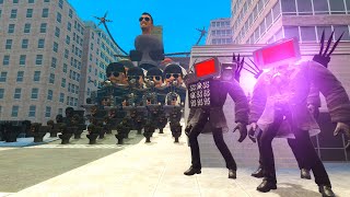 NEW MK2 MECHA TV MAN V20 BOSS they set up an ambush for SKIBIDI TOILET NEW FIGHT In Garrys Mod [upl. by Saleme]