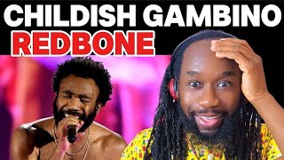 CHILDISH GAMBINO Redbone REACTION  SO mellow so funky First time hearing [upl. by Araas]