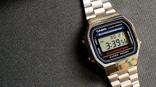 Casio A168W1 Electro Luminescence [upl. by Ayote906]