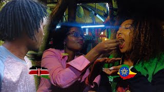 Wongel Zelalem Surprised Us With Ethiopian Food In Kenya 😳 😳Habesha Review [upl. by Eerak]