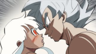 Goku X Chi Chi Beast VS Instinct DBZ Comic Dub [upl. by Sairu638]