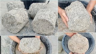 ASMRgiant buckets🛢soft crunchy crispy concert texture💦crumblesoddly satisfyinggrittyasmrcement [upl. by Andel]