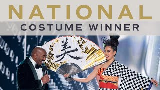 MISS JAPAN UNIVERSE wins 66th NATIONAL COSTUME prize  Miss Universe [upl. by Ahsoyem]